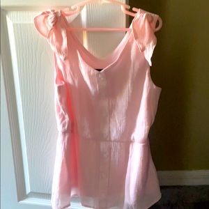 Pink sleeveless top - Size M(10-12 years)